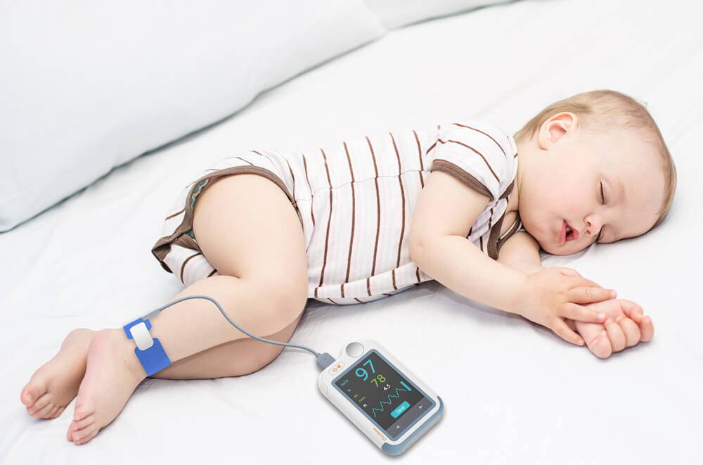 Wearable Smart Sock Baby Sleep Monitor Tracks Infant s O2 Level Heart Rate Movement With APP Notifications Fits Babies 0 36 Months Wellue